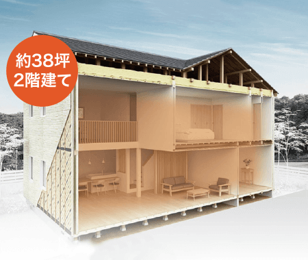 約38坪2階建てのイメージ画像